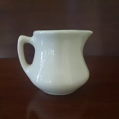 Jackson Vitrified Pitcher For Cream Syrup Milk. 3 . Beige Restaurant Ware Vtg  • $10.50