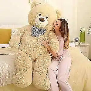  Giant Teddy Bear Plush Life Size Large Teddy Bear Stuffed Animal 5 FeetSoft  • £147.06