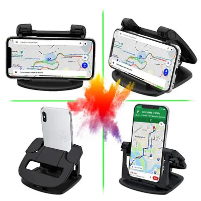 360 Degree Car Mount Dashboard Holder Stand Set Universal For Cell Phone IPhone • $25.41