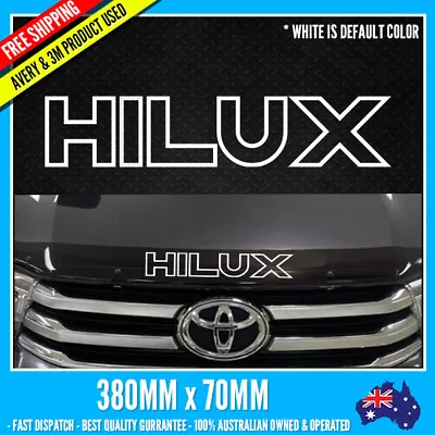 Hilux Bonnet #2 Protector Decal Sticker 380mm X 70mm Premium Vinyl 4x4 Off Road • $11.95