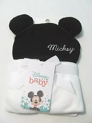 Nwt Disney Baby Mickey Mouse Hooded Towel (26  X 30 ) • $12.99