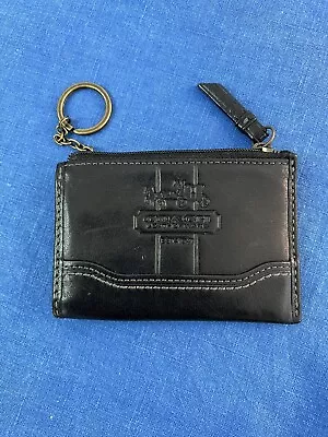 Coach Vintage Keychain Coin Purse  Black Logo • $33.99