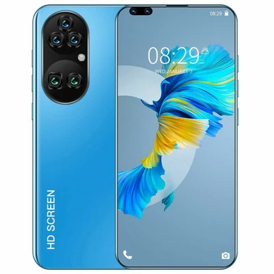 $129.79 • Buy 5G P60 Pro 7.8inch 8G+256G Smartphone Android SIM Facial Unlock Mobile Phone
