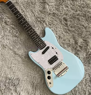 Left-handed Mustang Electric Guitar Blue S-H Pickups Chrome Hardware Guitar • $276