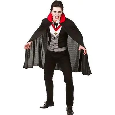 Wicked Costumes Bloodthirsty Vampire Men's Halloween Fancy Dress Costume • £15.99