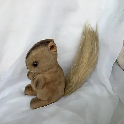 Cute Vintage 1968 Kamar Japan Stuffed Plush Squirrel Toy Animal • $16.99