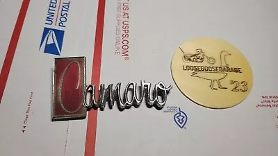 71-73 Chevrolet Camaro Trunk Emblem Deck Lid Rear 9869701 Trim OEM Script Plate • $19.99