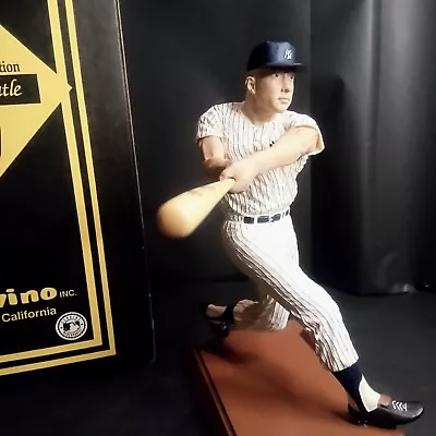 Mickey Mantle Rare Autographed Salvino  10 Inch Figurine ( Rookie #6) • $364.99