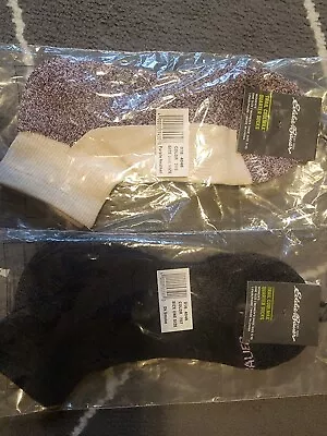 Eddie Bauer NWT Set Of 2 Pairs Women's Trail COOLMAX Quarter Socks-Retail $24 • $12.99