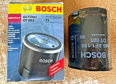 Sale- Bosch Oil Filter Ot 001 (interchangeable With Oil Filter Z9) • $9.99