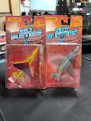 1988 Matchbox Sky Busters. Phantom And Mirage. SET. Military DieCast.  • $14.99