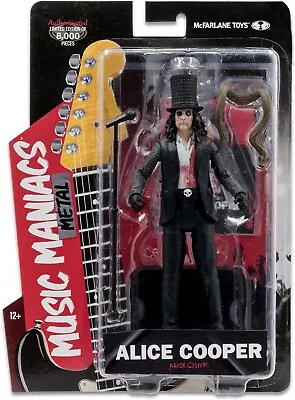 McFarlane - Music Maniacs Metal - 6  Alice Cooper Action Figure PRESALE • $40