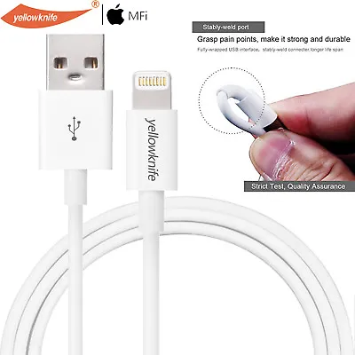 $28.49 • Buy Genuine 3m IPad IPhone Charger Apple MFi Lightning USB Cable For IPhone IPad 8 7