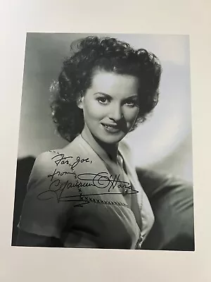 Maureen O'Hara Signed Autograph (8x10) Photo | Miracle On 34th Street Actress • $94