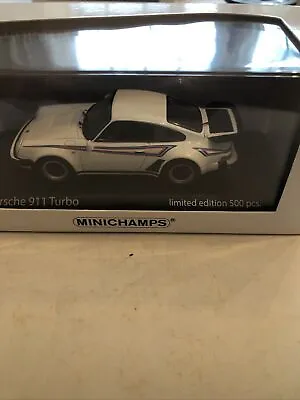 1976 Porsche 911 Turbo Limited Ed Of  500 Pieces MiniChamp 1:43 ￼martini Racing • $99