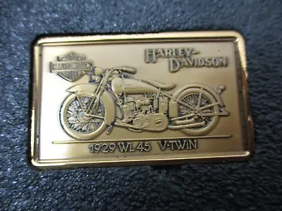 Genuine Harley-davidson 1929 Wl 45 Bronze Ingot With Certifacate • $16