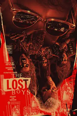 Matt Ryan Tobin - The Lost Boys SIGNED Print Poster Mondo Artist Bottleneck • $324.99
