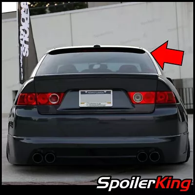 (284R) StanceNride Rear Roof Spoiler Window Wing (Fits: Acura TSX 2004-08 CL9) • $76.30