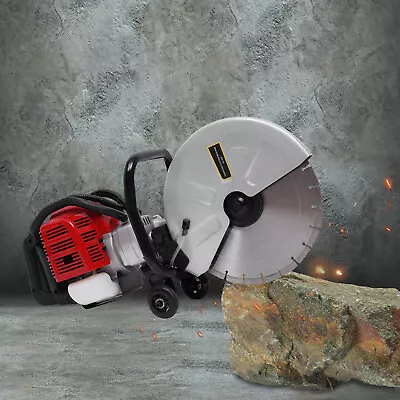 2 Stroke 52cc Gas Power Cement Masonry Concrete Cut Off Saw Cutter Tool & Blade • $242.25