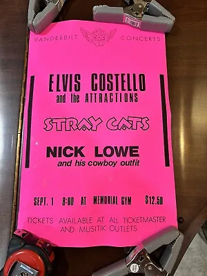$50 • Buy Vintage Elvis Costello Concert Poster