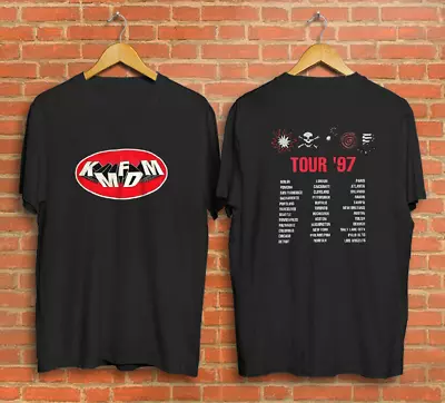 Vintage KMFDM 1997 Symbols Tour Concert T-shirt Black Gift For Fans • $20.99