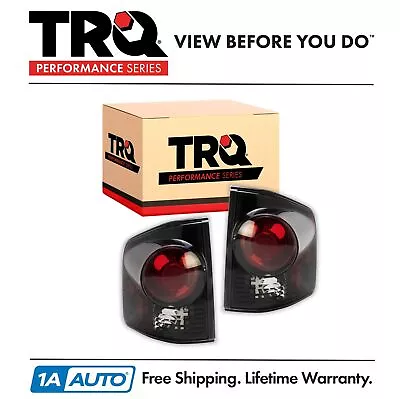 TRQ Performance Tail Lights Smoked Lens Black Housing For S10 Sonoma Pickup • $49.95