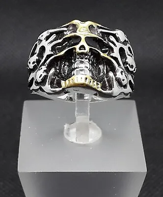 Men's Womans Skull Ring Size 9(R1/2S)  • £12.50