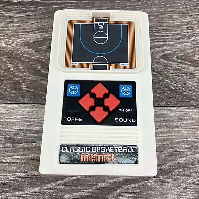 Classic Basketball Handheld Video Game Mattel Electronics 2003 Vintage WORKS! • $15