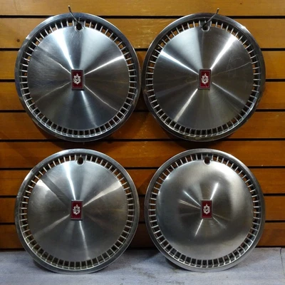$78.95 • Buy 1980-1990 Oldsmobile 88 98 Custom Cruiser 15  Hubcaps Wheel Covers SET OF 4