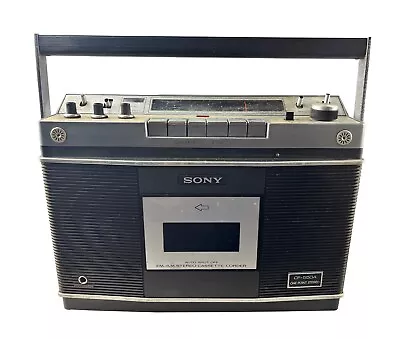 Radio Cassette Player Sony CF-550A 1972 Vintage Boombox • $179