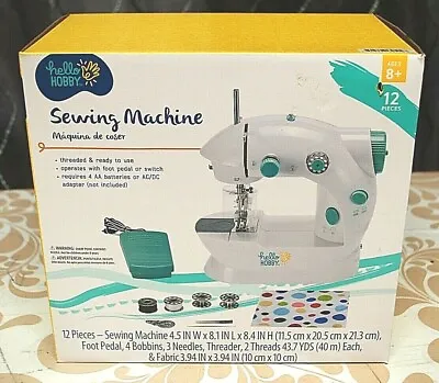 $19.99 • Buy Hello Hobby 12 Pc Sewing Machine - New In Box