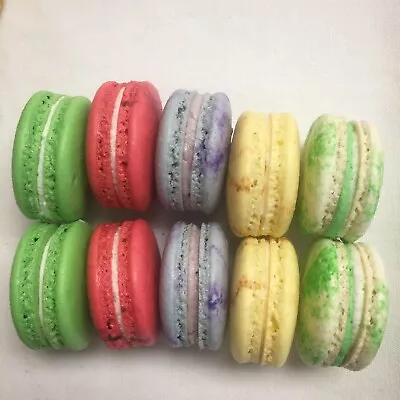 Delicious Handmade French Macarons (box Of 10) - Free Shipping • $26