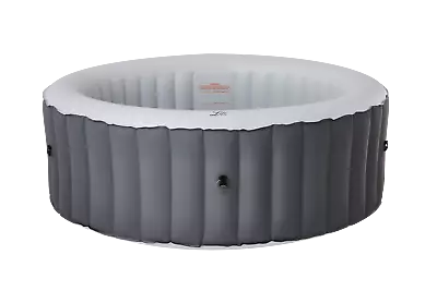   Inflatable Hot Tub Spa Lite Round 6 Bathers Bubble Portable MSPA Garden Pool • £189.99