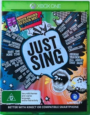 Just Sing Karaoke Game Microsoft Xbox One • $24.95