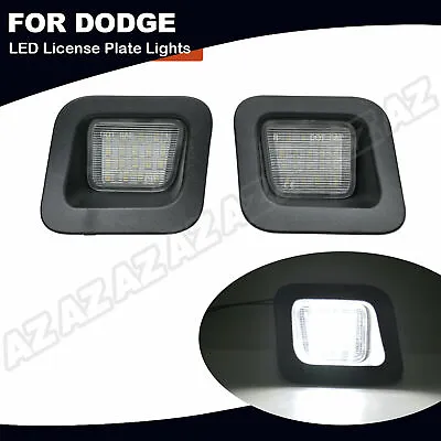 2PCS White LED Rear License Plate Light Lamp For Dodge Ram 1500 2500 3500 03-18 • $10.49