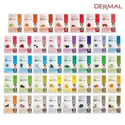 Dermal Korea Collagen Essence Full Face Facial Mask Sheet (39 Combo Pack) New • $17.99