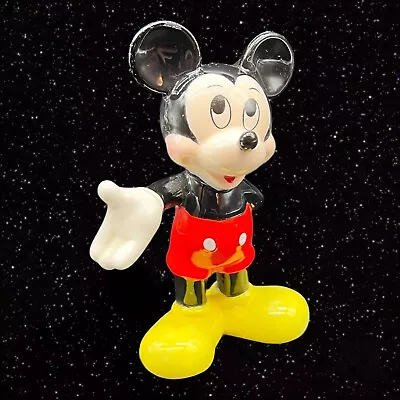 $24.70 • Buy VINTAGE Disney MICKEY MOUSE Porcelain Figure Figurine Made In Taiwan 4”T 3”W