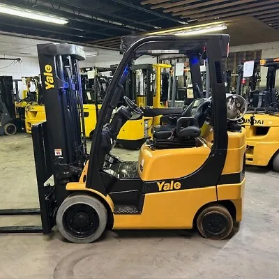 2018 Yale GLC050VX 5000lbs Used Forklift LP Gas Triple Mast Sideshift Fork Pos • $11550