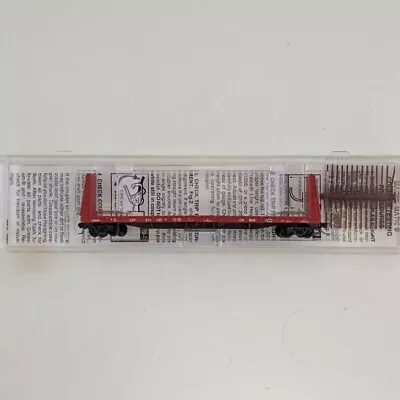 Micro-Trains 54070 N Scale 61' 8  Bulkhead Flat Car Straight Side - CP Rail • $30.80