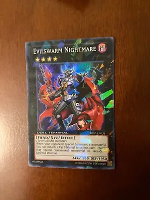 Super Rare Evilswarm Nightmare DT07-EN039 Moderately Played (see Pictures) • $20