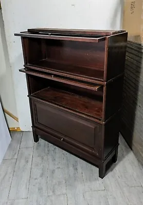 Antique Hale Mahogany Wood Stacking Barrister Lawyer Bookcase • $855