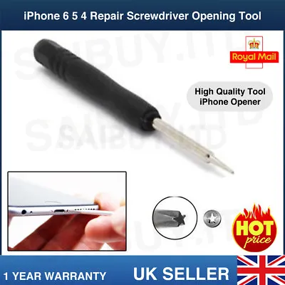 IPhone 654 REPAIR KIT SCREWDRIVER Pentalobe TORX Magnetic Opening Tool Tip • £1.97