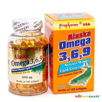 4 Boxes ALASKA OMEGA 3 6 9 EPA&DHA 1000mg • $170.38