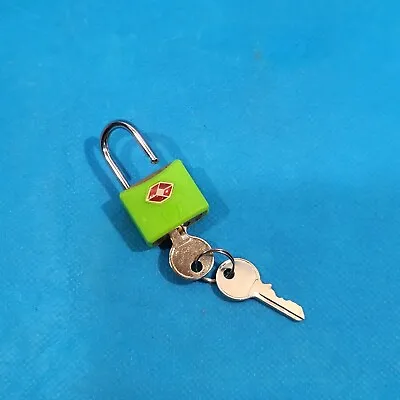 Vintage Brass Miniature Lock With Key • $3.75