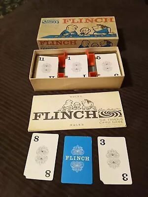 Vintage 1963 FLINCH Card Game - Parker Brothers - 100% Complete Some Damage  • $9.99