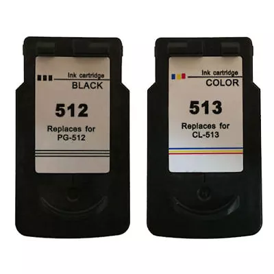 £35.75 • Buy PG512 Black & CL513 Colour Reman Ink Cartridges For Canon PIXMA IP2700 Printer