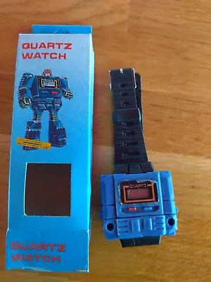 Transformers Watch Scorpia Quartz Robot BULK TESTED And Works!Vintage • $49.99
