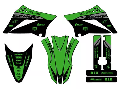 2010-2023 KLX 110 BINARY Green Senge Graphics Kit Compatible With Kawasaki • $74.99