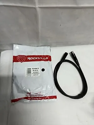 Rockville RDX5M10 10' 5-Pin Male-Female DMX Lighting Cable 100% OFC Copper • $8.99