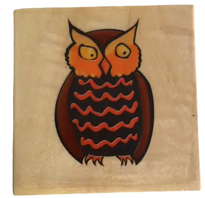 Sugarloaf Rubber Stamp Owl Side Eye Nature Animal Fall Halloween Card Making • $5.99